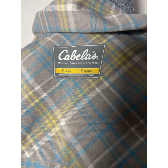 Cabelas Women's Plaid Button-Up Long-Sleeve Shirt Small NWT - Picture 3 of 13